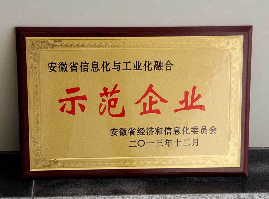 兩化融合示范企業(yè)